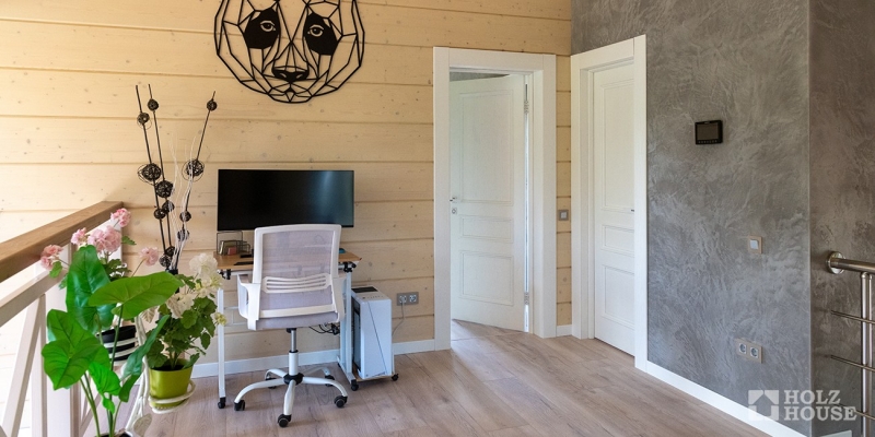 Дом из клееного бруса по проекту \"Прага-мини v.2\" Фото 20